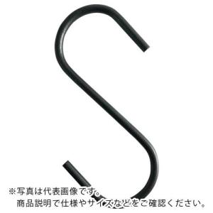 TRUSCO まとめ買い Sフック スチール製 100mm 黒 160個 ( TSTS5100BKBOX ) トラスコ中山(株)｜orangetool