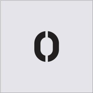 IM ステンシル 0 文字サイズ50×40mm ( AST-24 ) (株)アイマーク｜orangetool