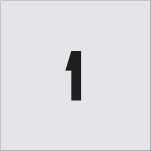 IM ステンシル 1 文字サイズ50×40mm ( AST-25 ) (株)アイマーク｜orangetool