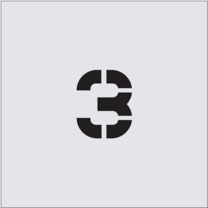 IM ステンシル 3 文字サイズ50×40mm ( AST-27 ) (株)アイマーク｜orangetool