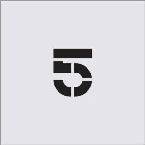 IM ステンシル 5 文字サイズ50×40mm ( AST-29 ) (株)アイマーク｜orangetool