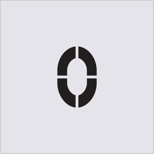 IM ステンシル 0 文字サイズ100×65mm ( AST-42 ) (株)アイマーク