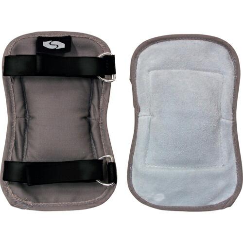 グリーンクロス 革製ひじ当て グレー ELA-250404 ( 6300031814 ) (株)グリ...