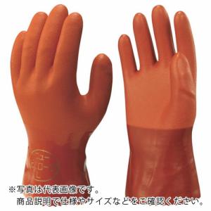 SHOWA 塩化ビニール手袋 まとめ買い 簡易包装ニュービニローブ(10双入) オレンジ LLサイズ ( NO610-LL10P )｜orangetool