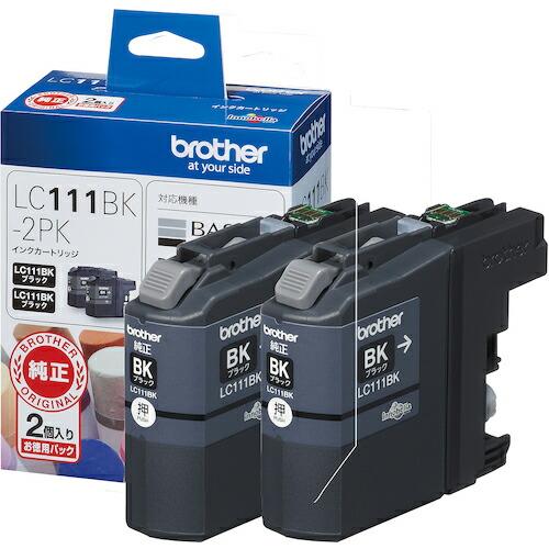brother インクカートリッジ  ブラック×2個パック ( LC111BK-2PK ) ブラザー...
