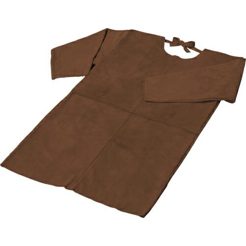 グリーンクロス 床革袖付エプロン 茶LL BR-AP5107-LL ( 6300031765 ) (...