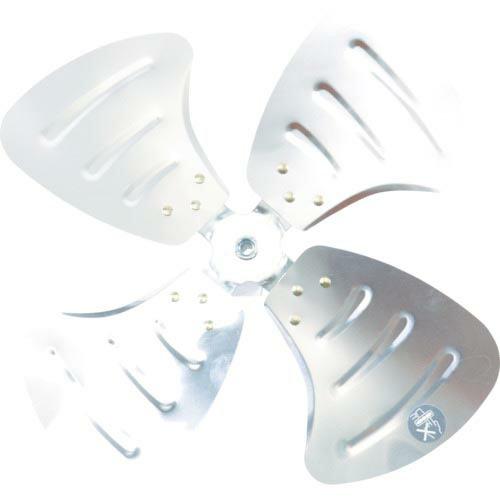 TRUSCO 45cmアルミハネ(軸穴径Φ10mm) ( TFBA-45-10A ) トラスコ中山(...