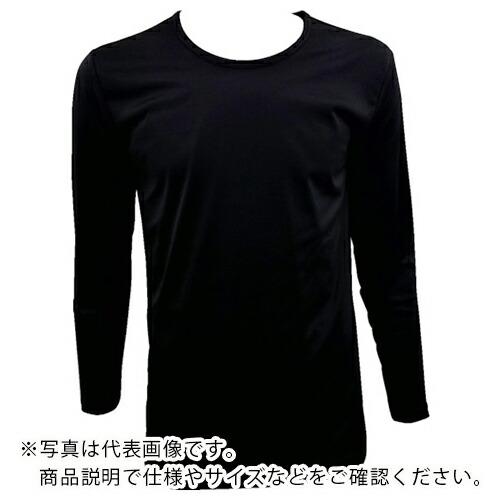 アズ BREEZE/TEX 裏起毛インナー長袖丸首シャツ 黒 M ( 9119-39M09 ) (株...