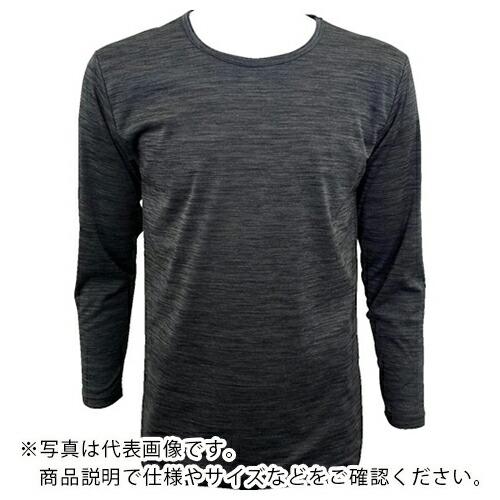 アズ BREEZE/TEX 裏起毛インナー長袖丸首シャツ 杢グレー M ( 9119-39M06 )...