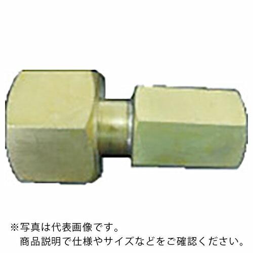 YAMATO メスXメス(袋ナットタイプ)継手 真鍮製  W22-14(右)×Rc1/2  (TB1...