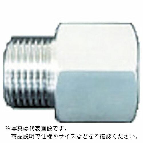 YAMATO オスXメス継手 真鍮製 W21-14(左)×Rc1/2  (TB283)