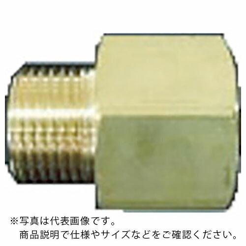 YAMATO オスXメス継手 真鍮製 接続サイズW22-14(右)×Rc1/2  (TB88)