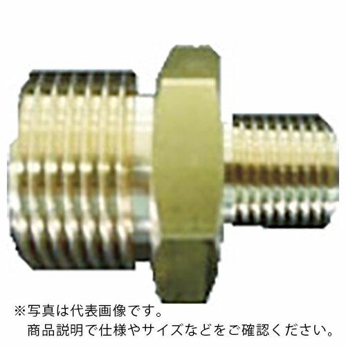 YAMATO オスXオス継手 真鍮製 W22-14(右)×R1/2  (TB9)