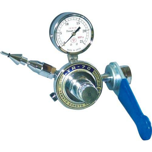 YAMATO 風船用調整器 YR-70PP 風船専用プッシュバルブ付 ( YR70PP-22-13 ...