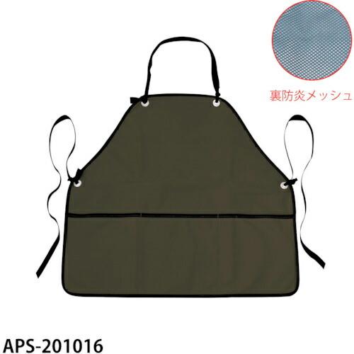 グリーンクロス 前掛ショート カーキ APS-201016 ( 6300031752 ) (株)グリ...