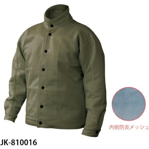 グリーンクロス ボンレザーメッシュ ブルゾン カーキLL JK-810016-LL ( 630003...