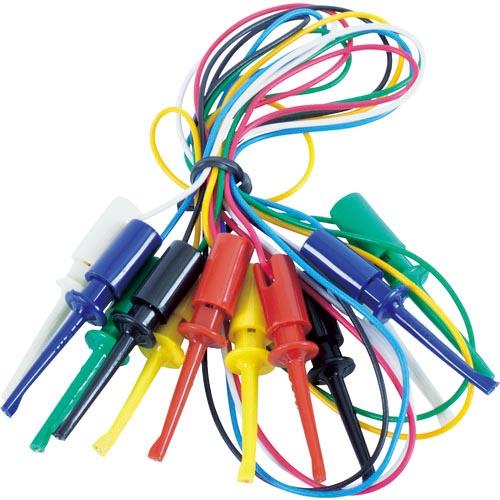 テイシン ICテストリード 50cm ICクリップS両端付 1袋(PK)=6本入 ( TLA-101...