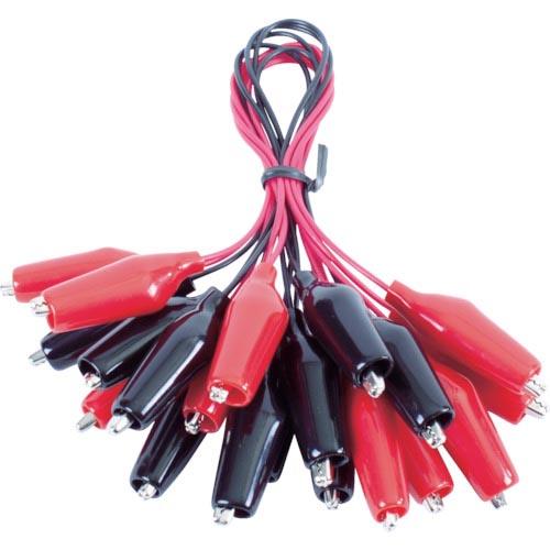 テイシン テストリード小 45cm シールドクリップS両端付 (10本入) ( TLA-14 ) テ...