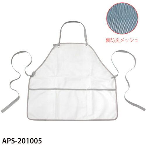 グリーンクロス 前掛ショート ホワイト APS-201005 ( 6300031751 ) (株)グ...