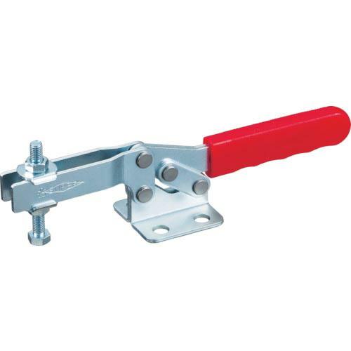 スーパー 下方押え型トグルクランプ(水平ハンドル式) 全長:252mm 締付力:2.8kN フランジ...