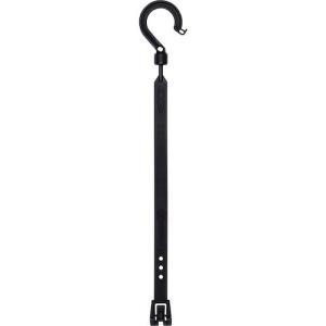 NICHIDO 万能フッカー 300mm 丸フック付 【ブラック】 ( BH-300SH-BK ) 日動工業(株)｜orangetool