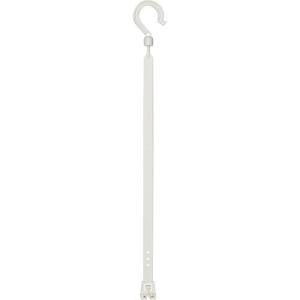 NICHIDO 万能フッカー 400mm 丸フック付 【ホワイト】 ( BH-400SH-WH ) 日動工業(株)｜orangetool