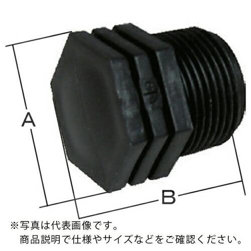 IWA 樹脂(PP)製 配管継手 プラグ ( 49PLG40P ) (株)岩崎製作所