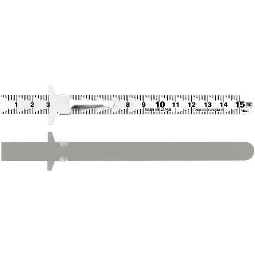 SK クリップスケール快段目盛 15cm 150mm ( SVC-15KD )