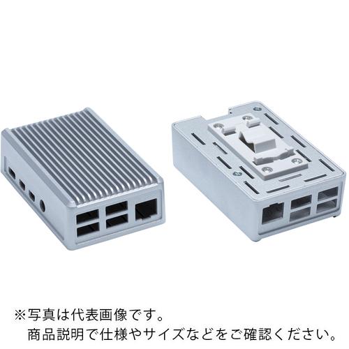 タカチ Raspberry Pi 4B 放熱型DINレールケース ( RPHD-4B-N-S ) (...