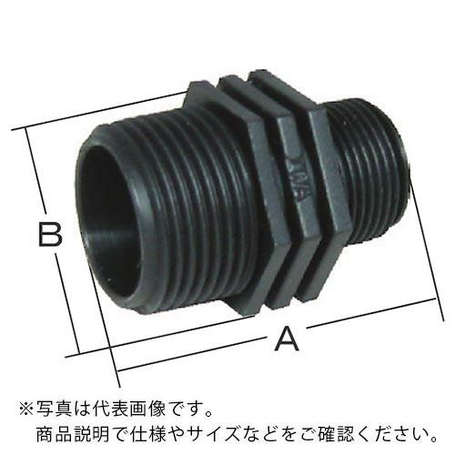 IWA 樹脂(PP)製 配管継手 異径 六角ニップル ( 49NIP4025P ) (株)岩崎製作所...