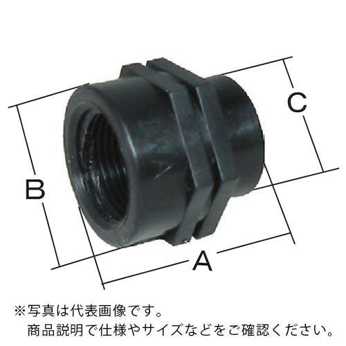 IWA 樹脂(PP)製 配管継手 異径 六角ソケット ( 49SKT2015P ) (株)岩崎製作所