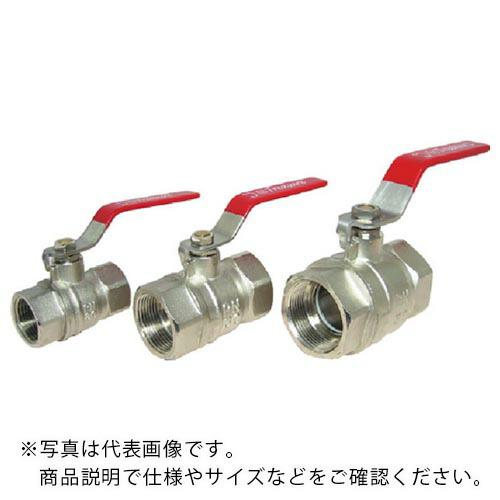 IWA 黄銅製クロムメッキ フルボア型ボールバルブ ( 48BV065B ) (株)岩崎製作所 (メ...