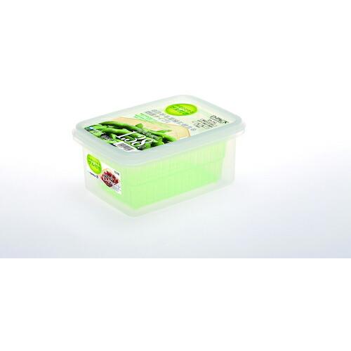 SANKO pla 0 食品保存容器 ザル付きDパック D-7d G グリーン 137×190×90...