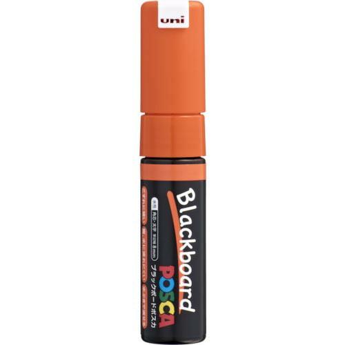uni 水性顔料マーカー ブラックボードポスカ 太字角芯 橙 ( PCE2508K.4 ) 三菱鉛筆...