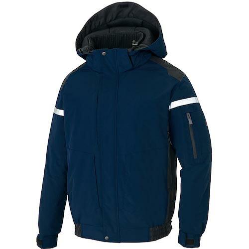 アイトス フルハーネス対応防寒ブルゾンネイビーL ( AZ8976-008-L )