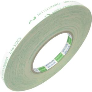 日東 低VOC再はく離可能両面テープ No.5000E 15mm×20m ホワイト ( 5000E-15 ) 日東電工(株)｜orangetool