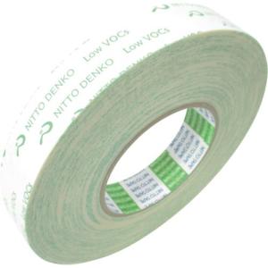 日東 低VOC再はく離可能両面テープ No.5000E 30mm×20m ホワイト ( 5000E-30 ) 日東電工(株)｜orangetool