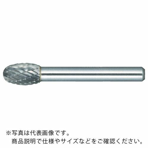 TRUSCO 超硬バー タマゴ型 Φ12.7X刃長22X軸6 アルミカット ( TA6C127 ) ...