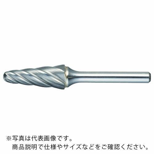 TRUSCO 超硬バー テーパー(先丸) Φ19X刃長38X軸6 アルミカット ( TA7C190 ...