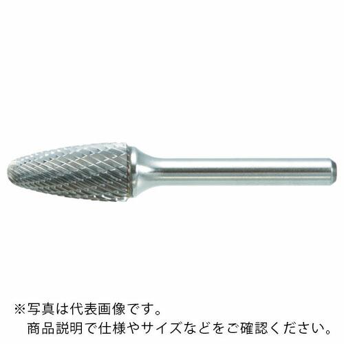 TRUSCO 超硬バー 砲弾型 Φ16X刃長25X軸6 ダブルカット ( TB3C160 ) トラス...