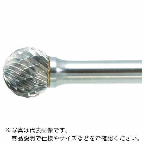 TRUSCO 超硬バー 球型 Φ9.5X刃長8.0X軸6 ロング シングルカット ( TB8C095...