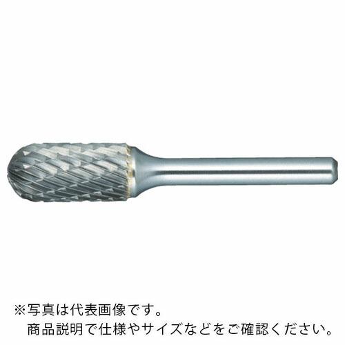 TRUSCO 超硬バー 先丸円筒型 Φ9.5X刃長19X軸6 コースカット ( TH2C095 ) ...