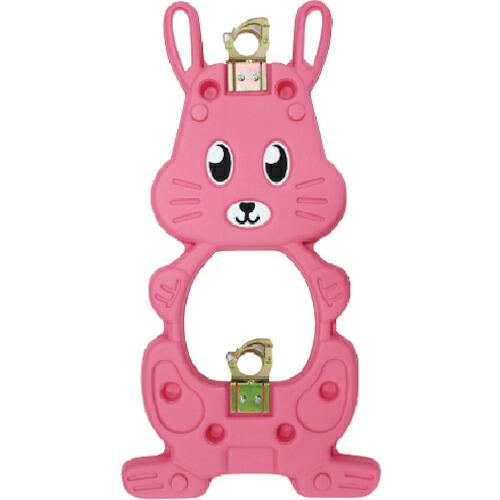 【SALE価格】安全興業 単管バリケード NEWラビット君 ピンク(簡単クランプ付) ( NRP-K...