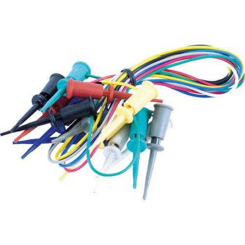 テイシン ICテストリード 50cm マイクロICクリップS両端付(7本入) ( TLA-111 )...