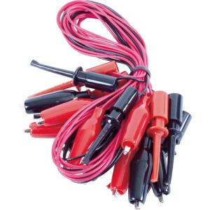 テイシン テストリード50cmシールドクリップS⇔ICクリップS(10本入) ( TLA-116 ) テイシン電機(株)｜orangetool