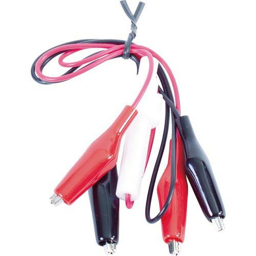 テイシン ヒューズホルダー付テストリード シールドクリップM両端付(2本入) ( TLA-15 ) ...