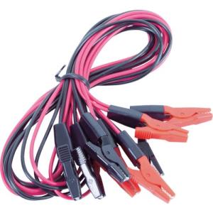 テイシン テストリードS 100cm モールドクリップS両端付 0.3sq 4本 ( TLA-23 ) テイシン電機(株)｜orangetool