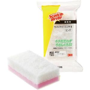 3M スコッチ・ブライト ライトクリーニングたわしS ピンク 120X65mm ( L/CL S PIN ) スリーエム ジャパン(株)コマーシャルケア販売部｜orangetool