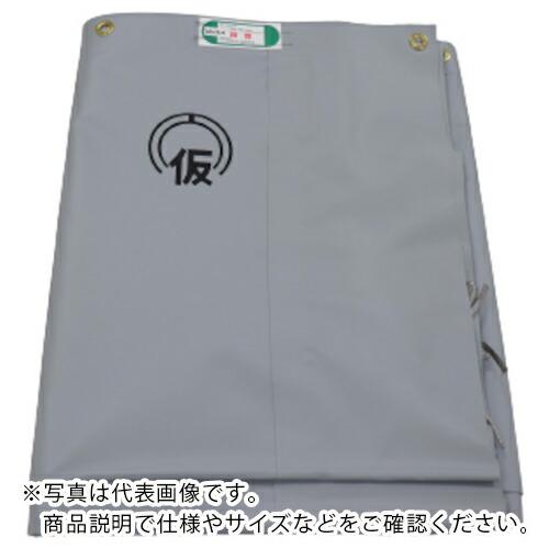萩原 防音シート(塩ビ)仮説工業会認定品 グレー 1.8m×3.4m ( EBBOUON1834 )