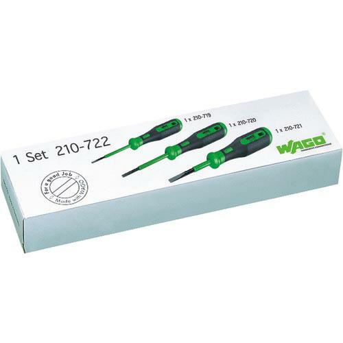 WAGO 210-719・720・721 ドライバ 小中大 各1本セット ( 210-722-PK ...